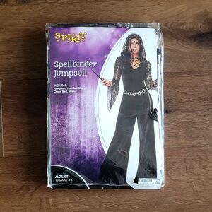 Spirit Halloween Costume Womens Small 4-6 Spellbinder Jumpsuit Adult NEW